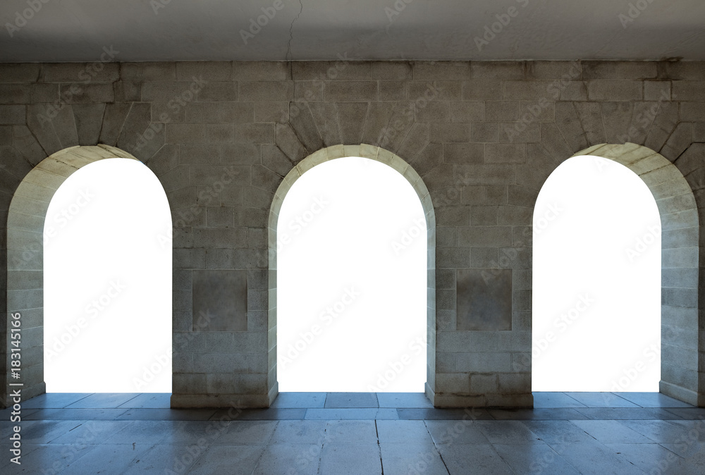 Fototapeta premium Architecture arch stone gate