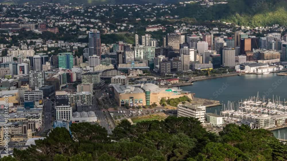 Wellington City Cloud Shadows Rolling Over City 4k Time Lapse Wellington City Cloud Shadows Rolling Over City 4k Time Lapse