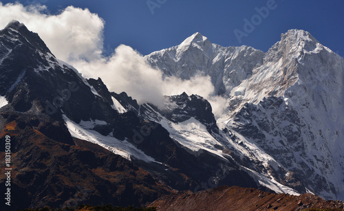 Everest’s eastern face scenery photo