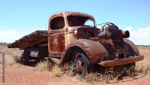 rusty truck