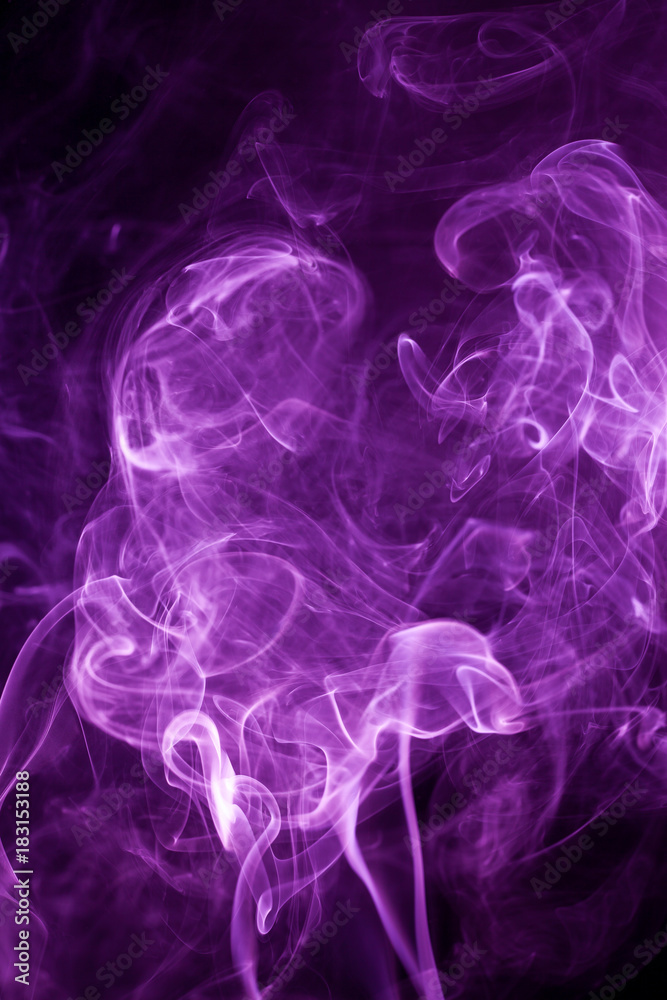 Fototapeta premium Toxic purple smoke.