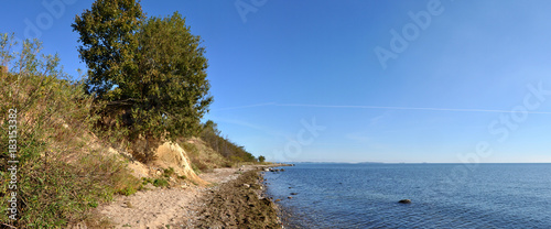 Panorama - Naturstrand am Gelben Ufer, Zudar