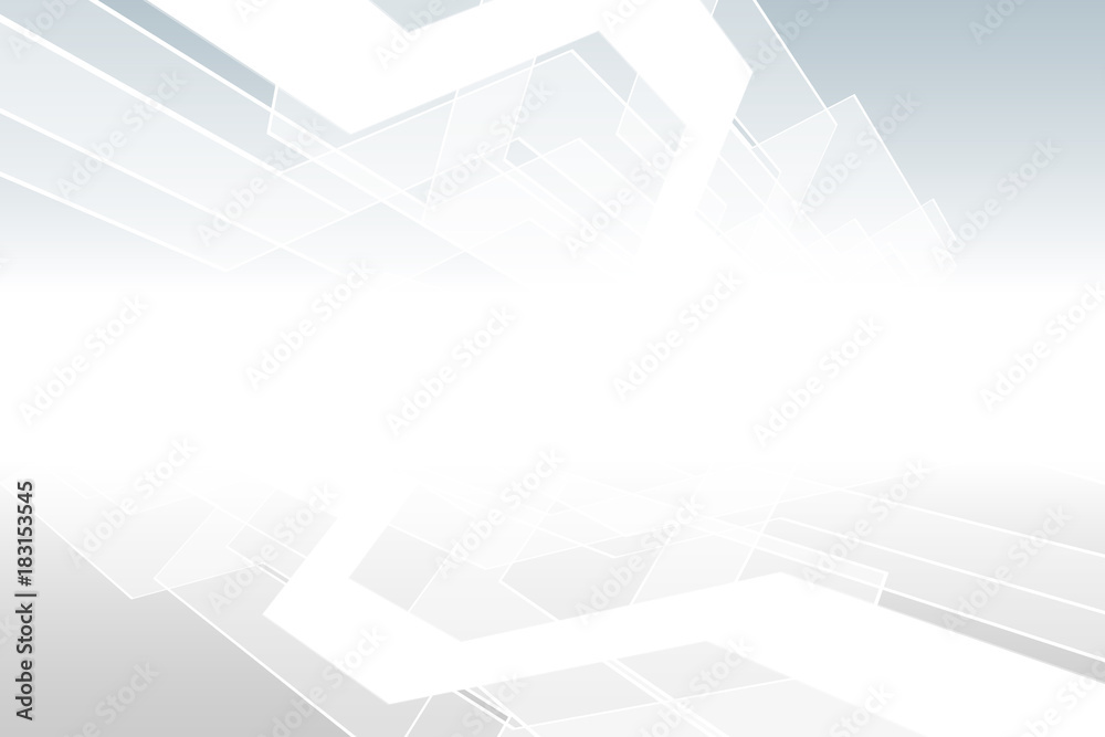 Fototapeta premium Grey geometric technology background . Vector abstract graphic design
