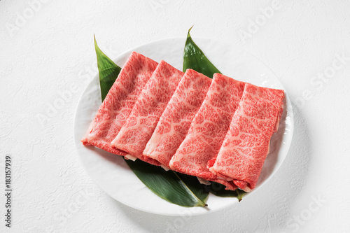 きれいな霜降り肉 The finest Kyushu Japanese beef