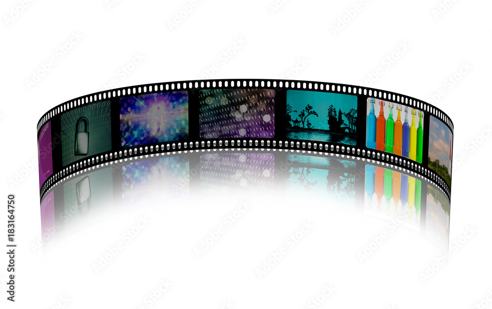 Naklejka premium Film strip