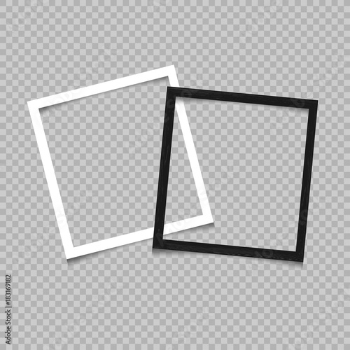 Paper and wooden square frame