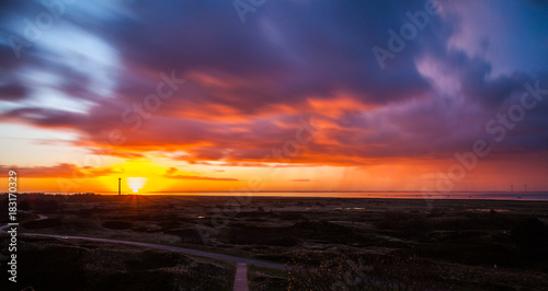 Sonnenaufgang mit Wolkenpanorama