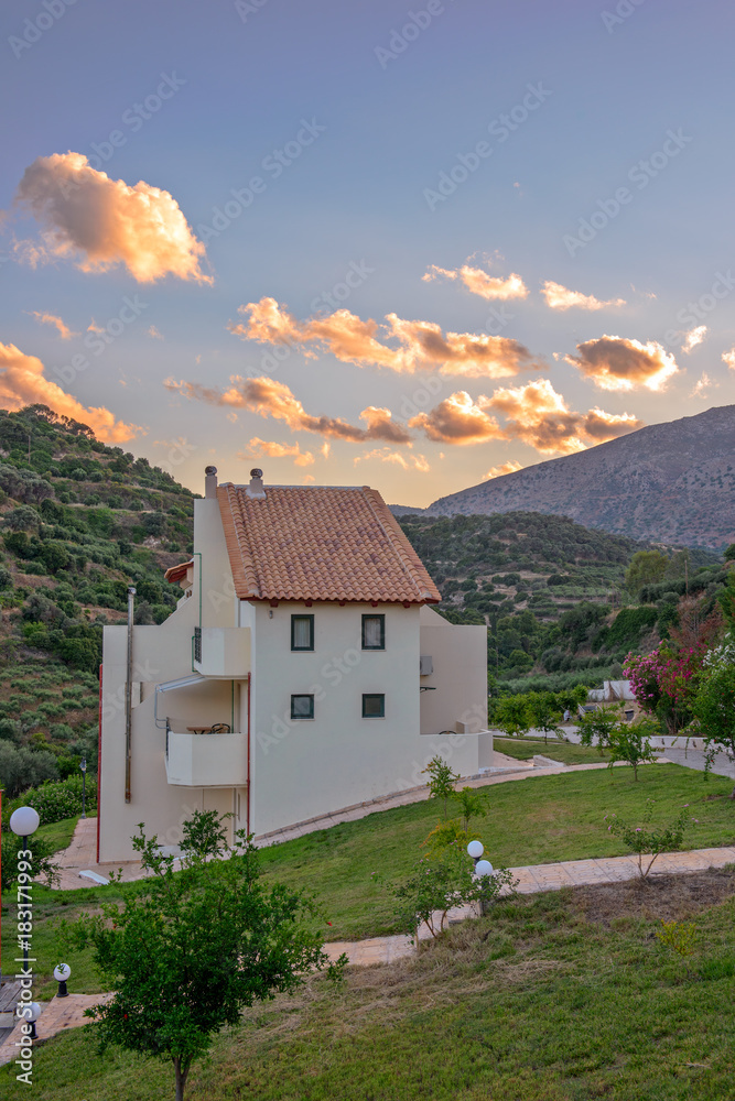 Fototapeta premium Mountain house