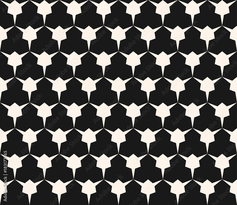 Naklejka premium Vector geometric seamless pattern with edgy triangular shapes. Repeat tiles
