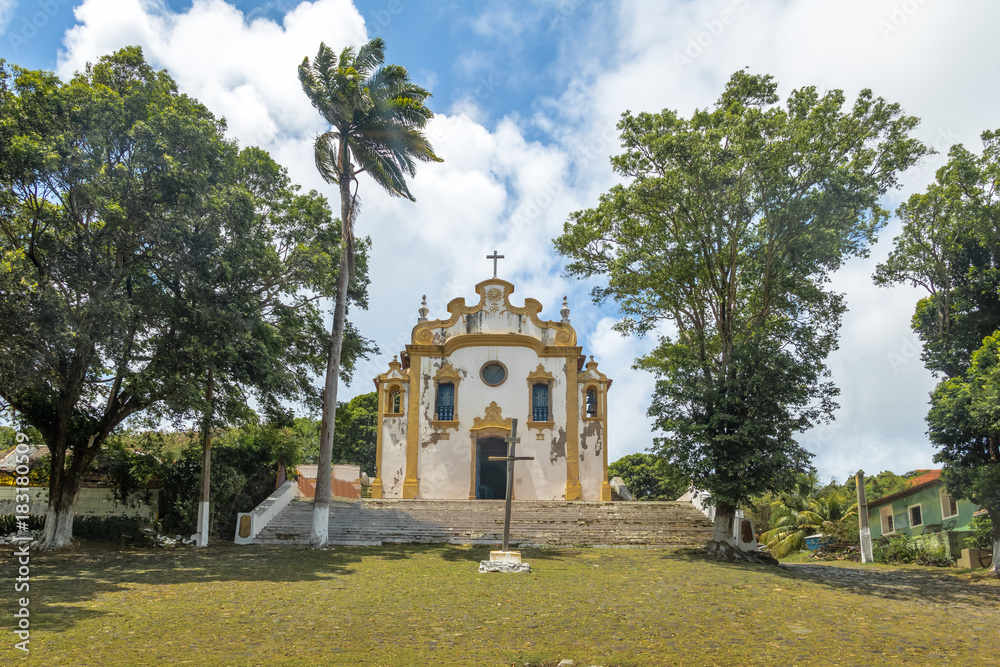 Nossa Senhora dos Remedios Church at Vila dos Remedios - Fernando de Noronha, Pernambuco, Brazil