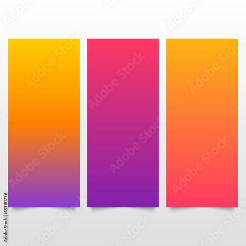 Abstract Creative concept vector multicolored background. Colorful smooth banner template  © goodware.std