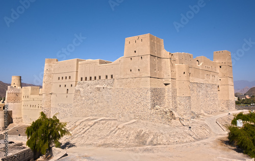 Fort Bahla. East of the ancient fortress. Oman.