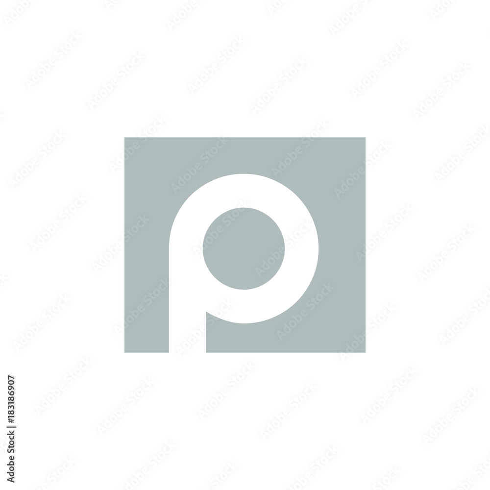 P Initial Letter Logo Vector P Initial Letter Logo Vector