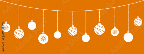 Christmas ornaments. Christmas balls decorations. Christmas hanging decorations.