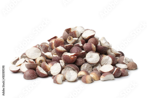 Dried lotus seeds photo