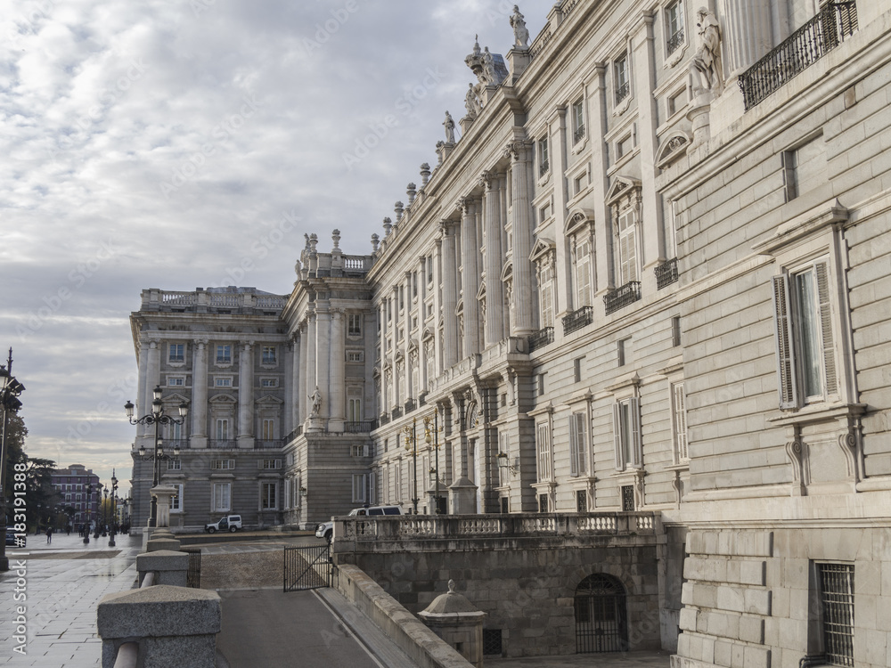 Royal Palace. Madrid, Spain.