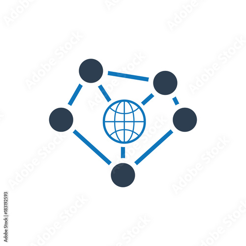 Global connectivity Icon