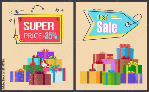 Super Price Best Sale Hanging Labels Gift Boxes photo