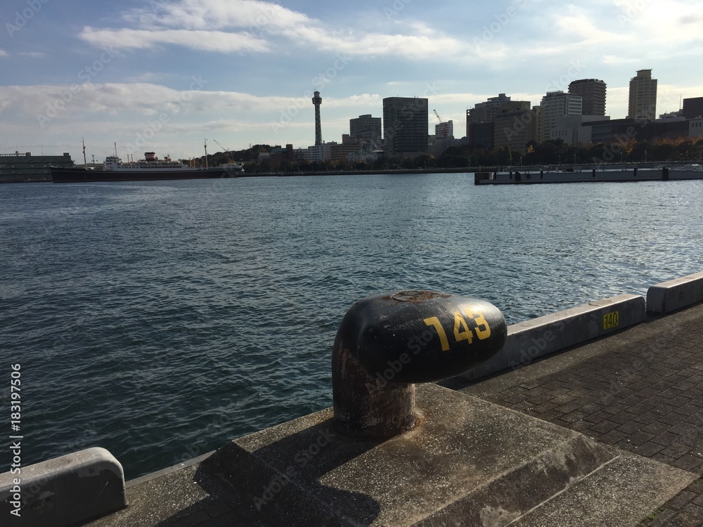 Obraz premium 横浜波止場