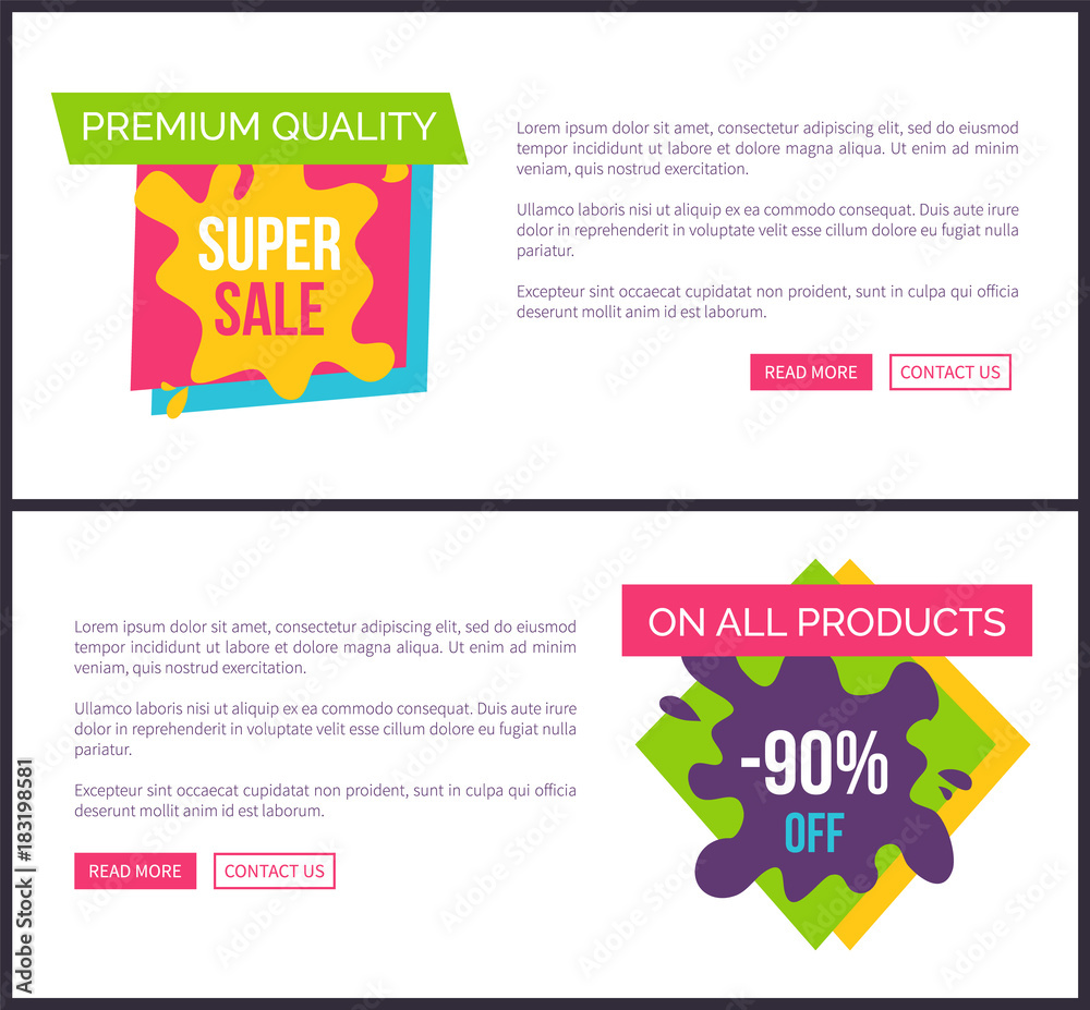 Obraz premium Premium Quality Hot Sale Only Weekend Big Discount