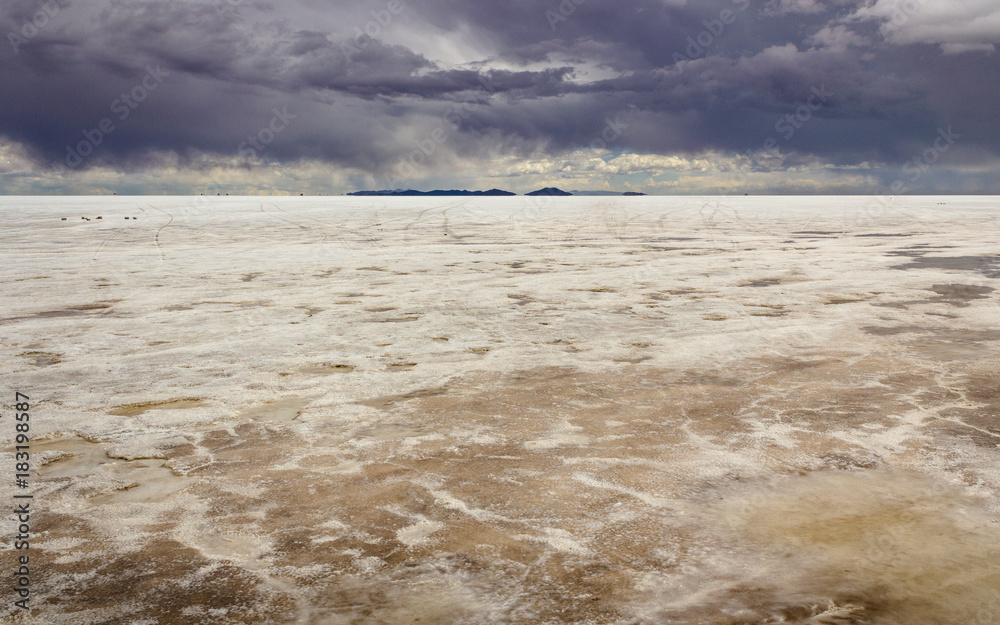 Edge of the World, Salt Flats Salar De Uyuni Bolivia