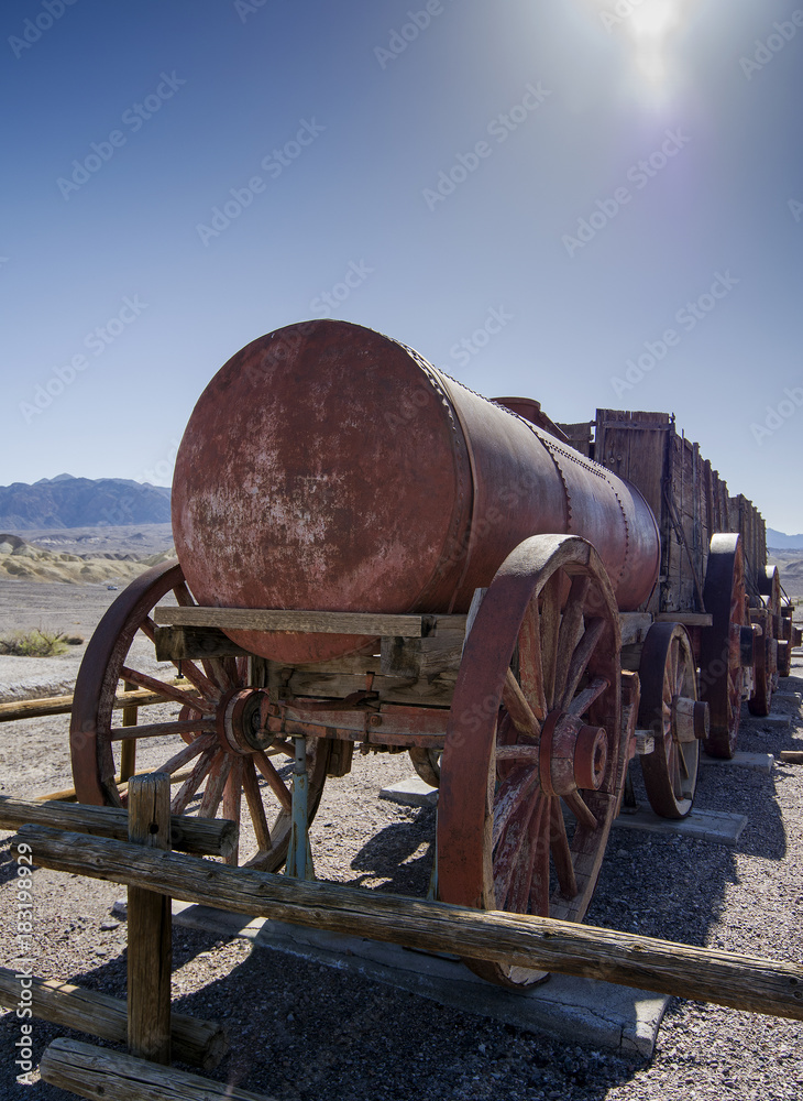 Death Valley National Park Wagon Train Exhibit