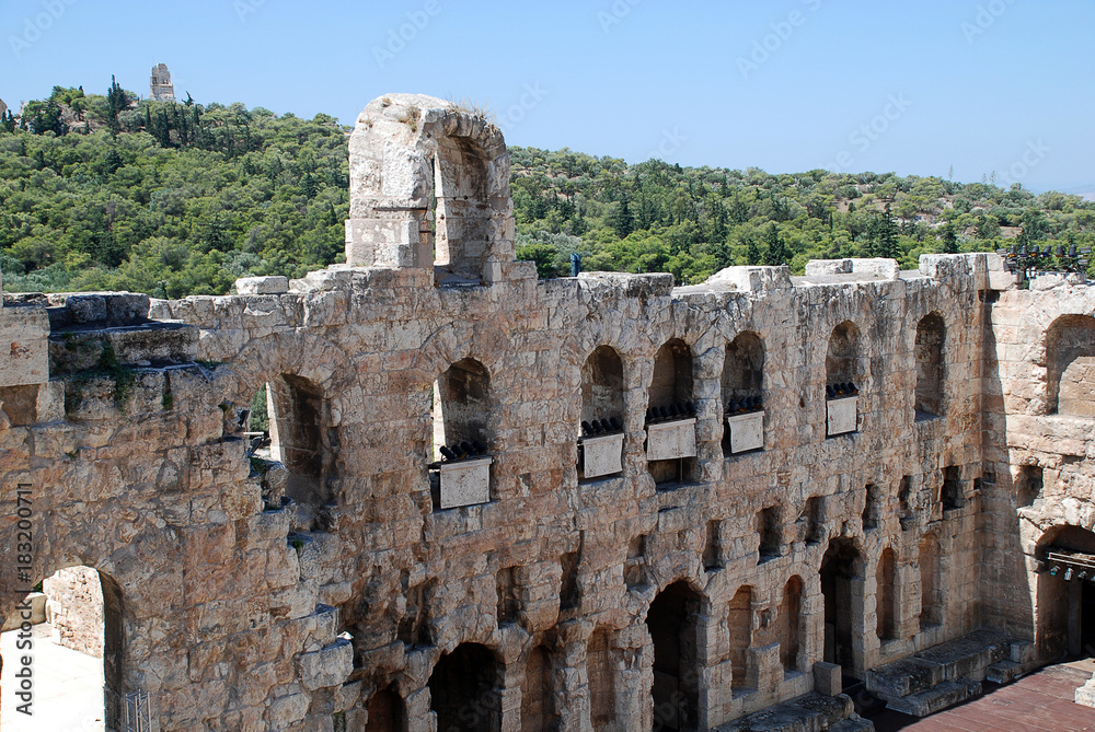 The Odeon of Herodes Atticus, Acropolis of Athens, Greece The Odeon of Herodes Atticus, Acropolis of Athens, Greece