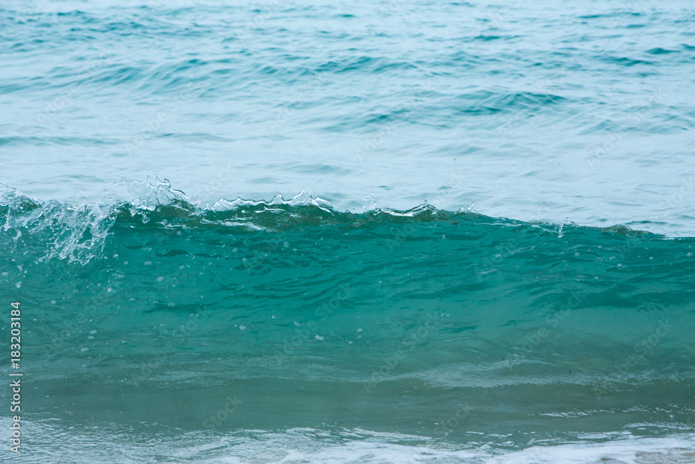 Obraz premium Sea wave background, Water splashing