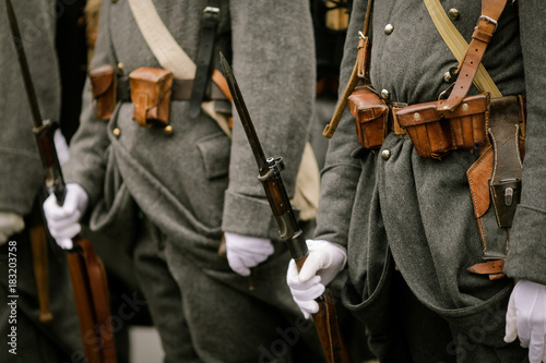 WWI reenactors