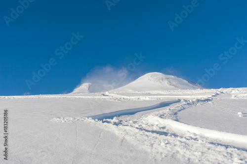 Ski resort. Slope of Elbrus © yanik88