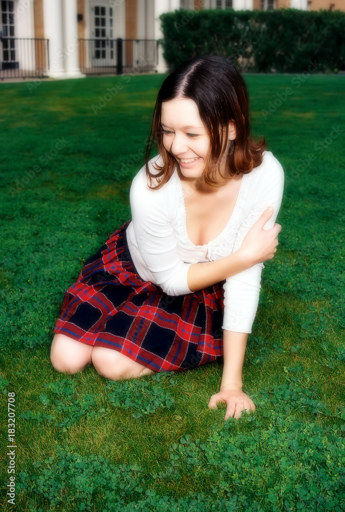 Soft Focus Lovely Brunette Girl Soft Focus Lovely Brunette Girl