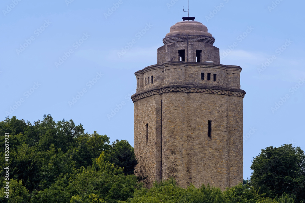 Fototapeta premium Bismarckturm in Ingelheim am Rhein