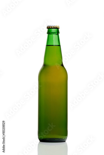 green bottle of beer