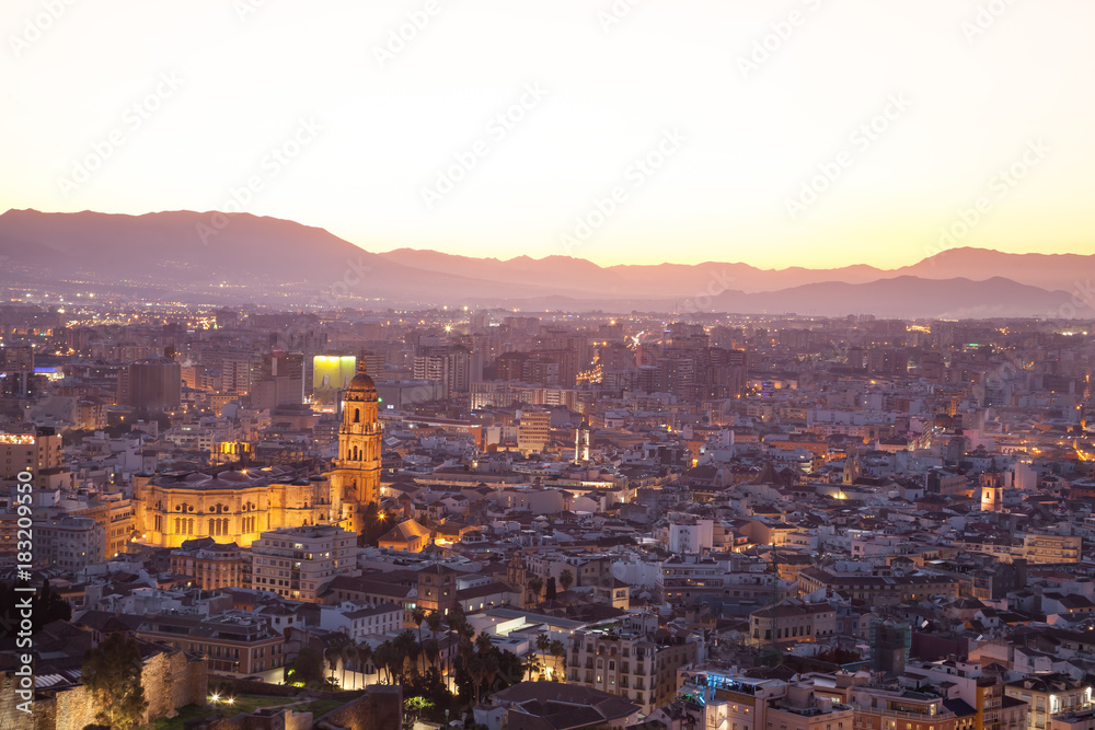 Capital of Andalusia on evening, Spain, Europe
