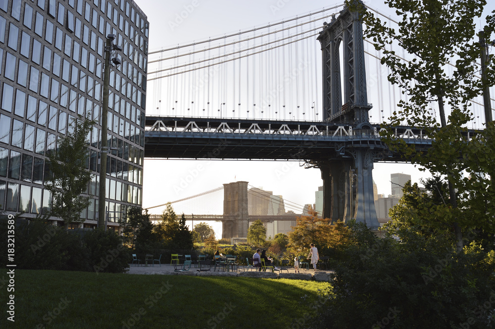 Fototapeta premium Brooklyn Bridge Park.
