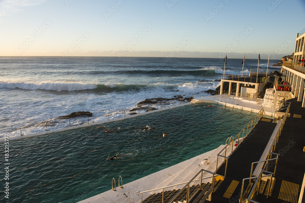 Beautiful Morning from Bondi beach in Sydney, Australia