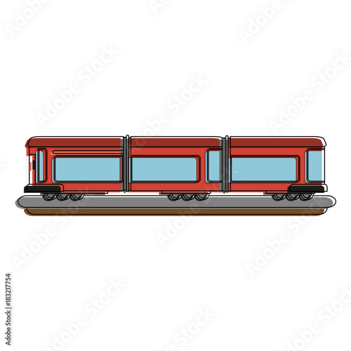 train carriage isolated icon vector illustration graphic design