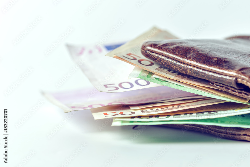 Euros in my wallet Euros in my wallet