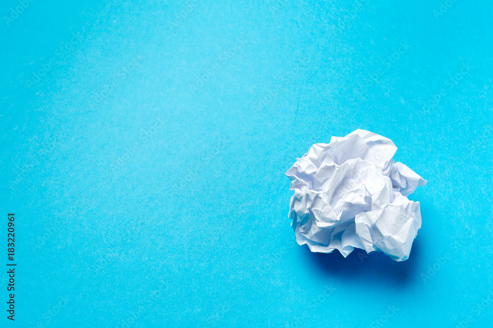 ball of white paper ball of white paper