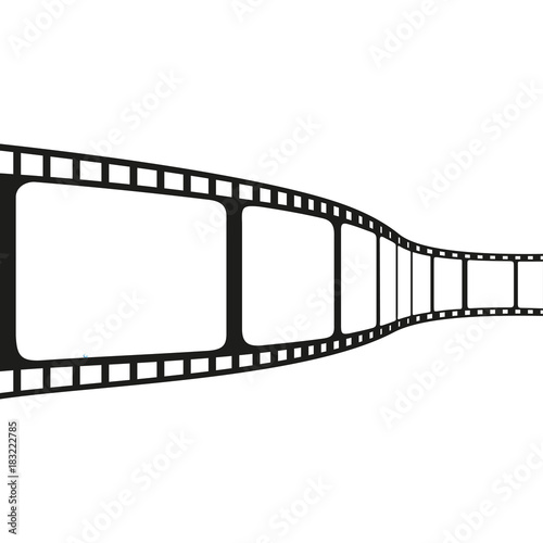 movie film reel cinematography concept. EPS10 Vector Illustration.