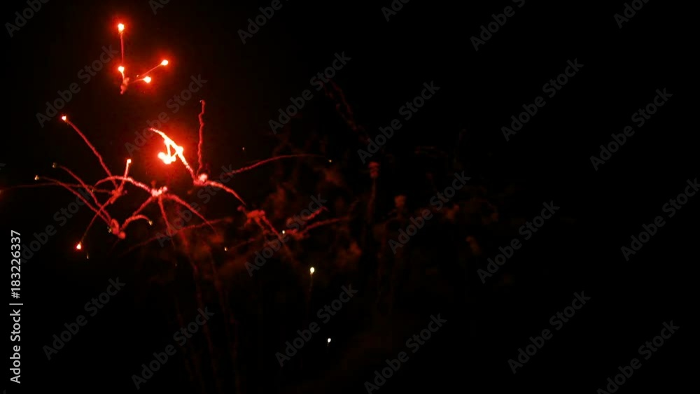 New Year firework display