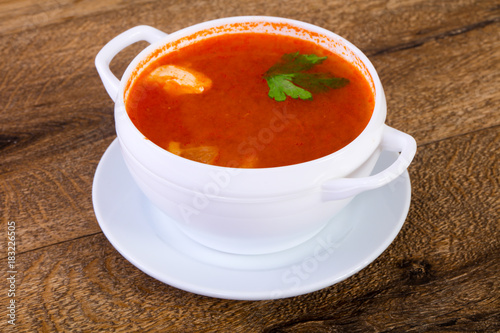 Russian Solyanka soup