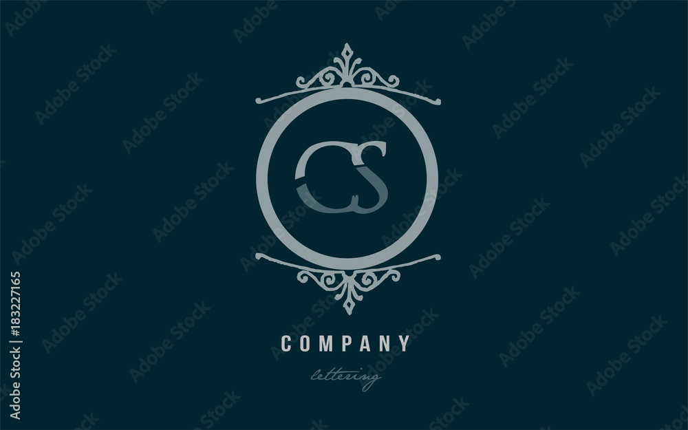cs c s blue decorative monogram alphabet letter logo combination icon design cs c s blue decorative monogram alphabet letter logo combination icon design