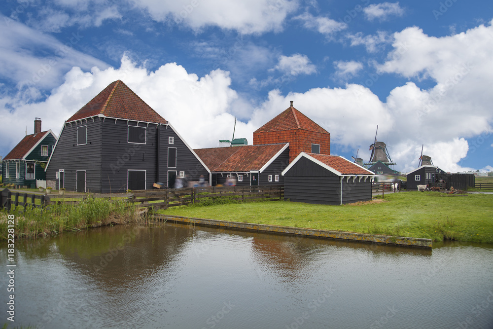 Traditional houses in Holland Traditional houses in Holland
