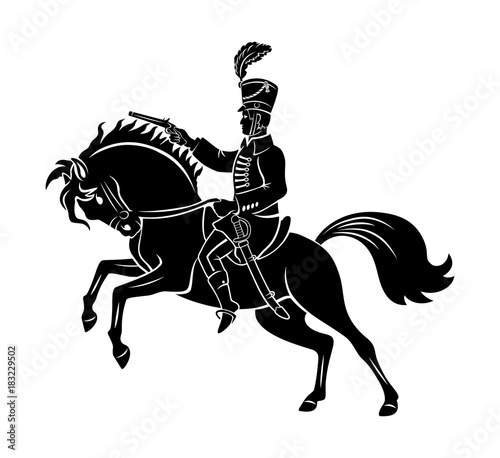 hussar on horseback photo