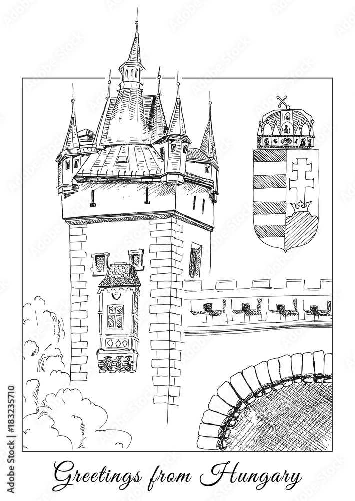 Obraz premium Postcard 