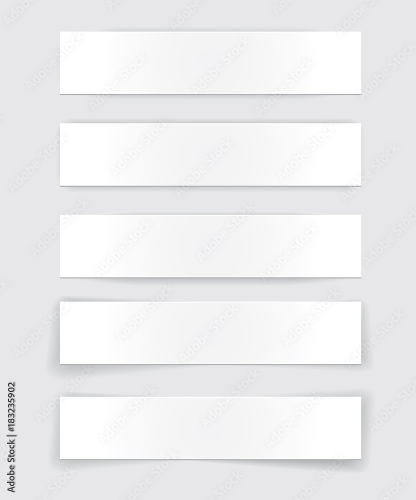 Set of banners for design vector Set of banners for design vector