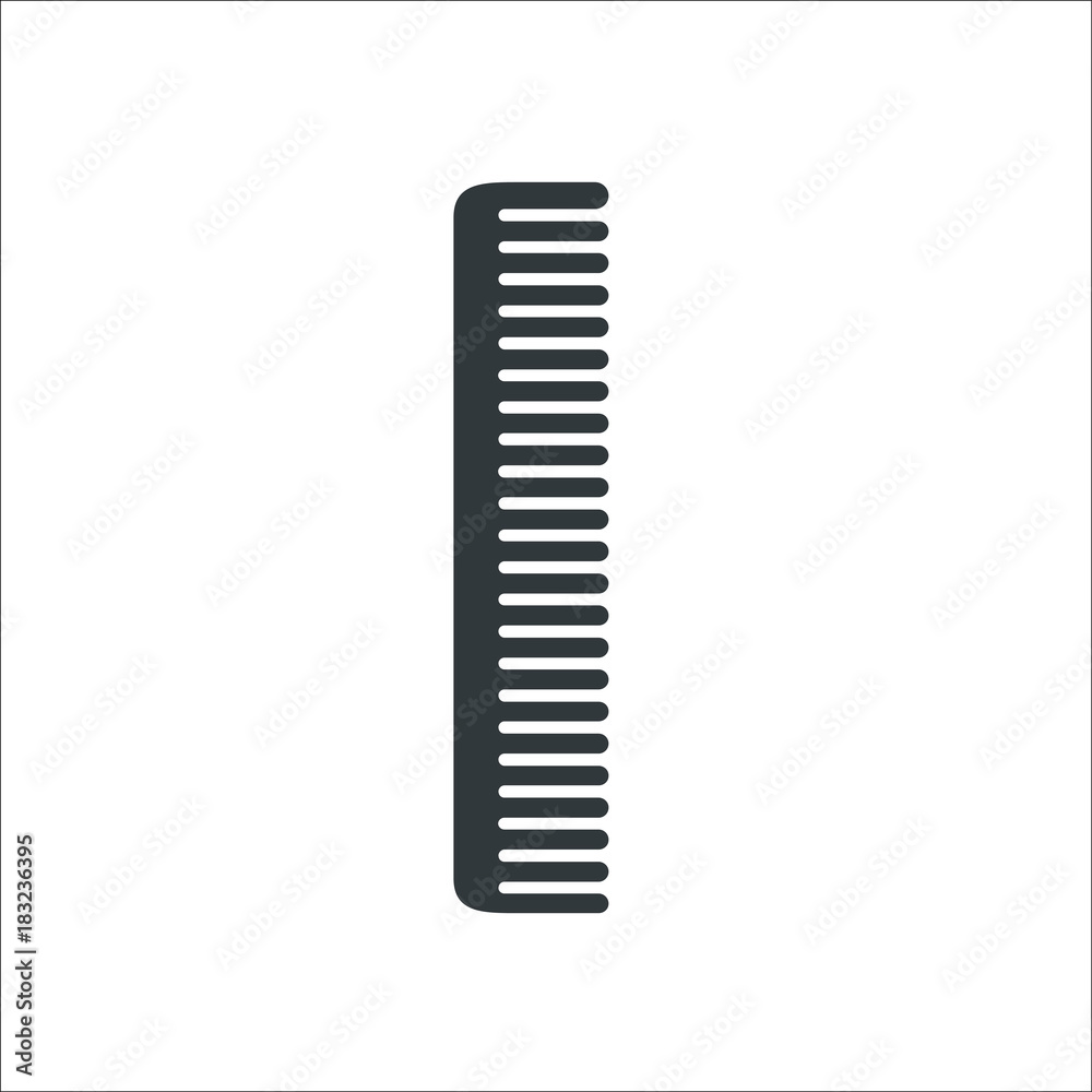 Hairbrush icon. Vector illustration Hairbrush icon. Vector illustration