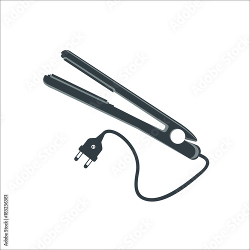 Hair straightener icon