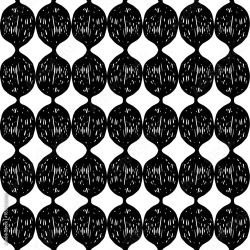 loft seamless pattern with handrawn graphic elements